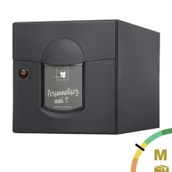 Boite aux lettres Soléa 2 portes Noir Sablé 2100 MS-Renz Discount