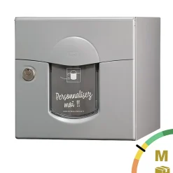 Boite aux lettres Soléa 2 portes Gris RAL 7037 mat-Renz