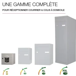 Boite aux lettres Soléa 1 porte Blanc 9010 mat^Renz