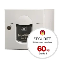 Boite aux lettres Soléa 2 portes Blanc 9010 mat^Renz Hot