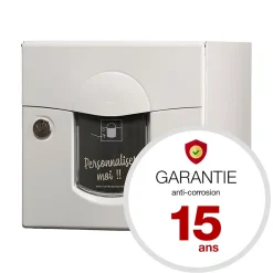 Boite aux lettres Soléa 2 portes Blanc 9010 mat^Renz Hot