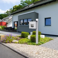 Boite aux lettres Soléa 2 portes Blanc 9010 mat^Renz Hot