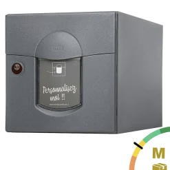 Boite aux lettres Soléa 2 portes Gris anthracite aspect sablé REN 0206MS-Renz Best