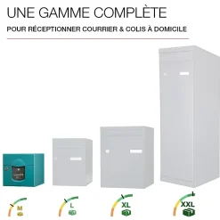 Boite aux lettres Soléa 2 portes turquoise 6033 B^Renz Hot