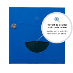 Boite aux lettres Soléa 2 portes bleu 5010 B^Renz New
