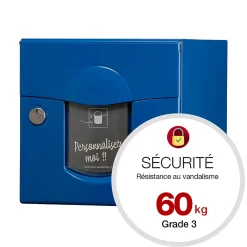 Boite aux lettres Soléa 2 portes bleu 5010 B^Renz New