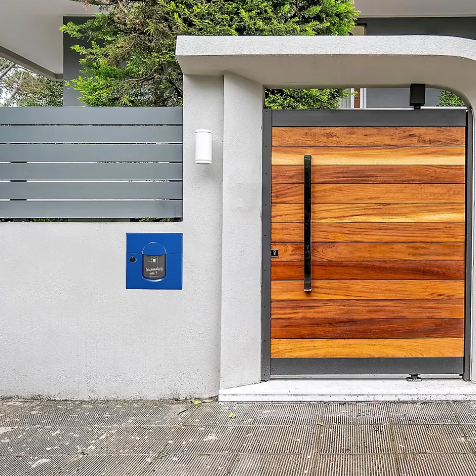 Boite aux lettres Soléa 2 portes bleu 5010 B^Renz New