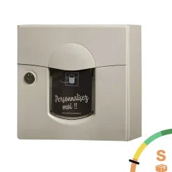 Boite aux lettres Soléa compact Ton pierre aspect sablé RAL 1013MS-Renz Outlet