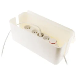 Boite cache multiprise Blanche --Zenitech Clearance