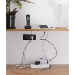 Boite cache multiprise Blanche --Zenitech Clearance