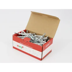 Boite de 100 chevilles à frapper polyamide 6X45mm^Lem Select Online