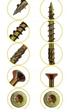 BOITE 5kg - 1425 VIS À TÊTE FRAISÉE 4 x 70, EMPREINTE TORX-Domax Sale