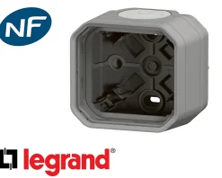 Boitier saillie simple Plexo™ gris composable-Legrand Outlet