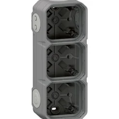 Boitier étanche saillie - Plexo - - 3 postes - 5 embouts^Legrand New