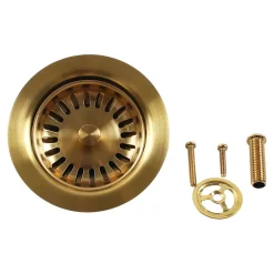 Bonde à panier doré pour évier 80 mm Waste Basket- Clearance