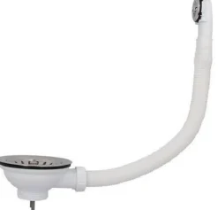 Bonde à panier sans trop plein, plateau chromé Diamètre 114 -^Nicoll New