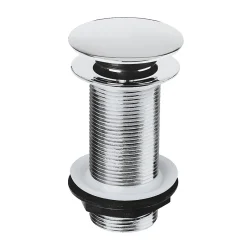 Bonde chromée quick-clac sans trop-plein 100mm pour vasque-Flomasta Discount