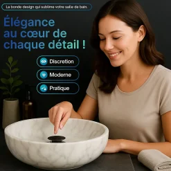 Bonde clic-clac - Push System - Coloris Noir mat-Dileci Hot