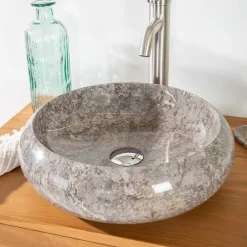 Bonde clic-clac sans trop plein pour plan épais, chromé-Wanda Collection