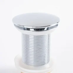 Bonde clic-clac sans trop plein pour plan épais, chromé-Wanda Collection