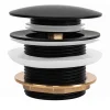 Bonde De Baignoire Black, brass^Rea New