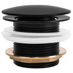 Bonde De Baignoire Black, brass^Rea New