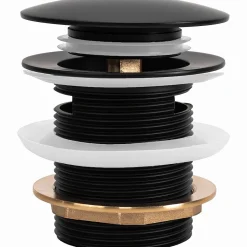 Bonde De Baignoire Klik-Klak 6Cm Black 7X7X8Cm-Rea Online