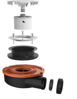 Bonde de douche extra plate Flush Ø90mm^Valentin Sale