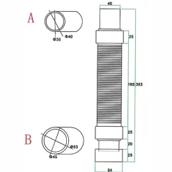 Bonde de douche extra plate avec diamètre 90 mm - installation facile, évacuation rapide - avec tuyau flexible^AICA Sanitaire Best