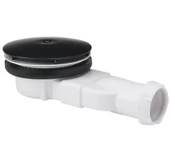 Bonde de douche extra-plate Dôme noir^Wirquin Online