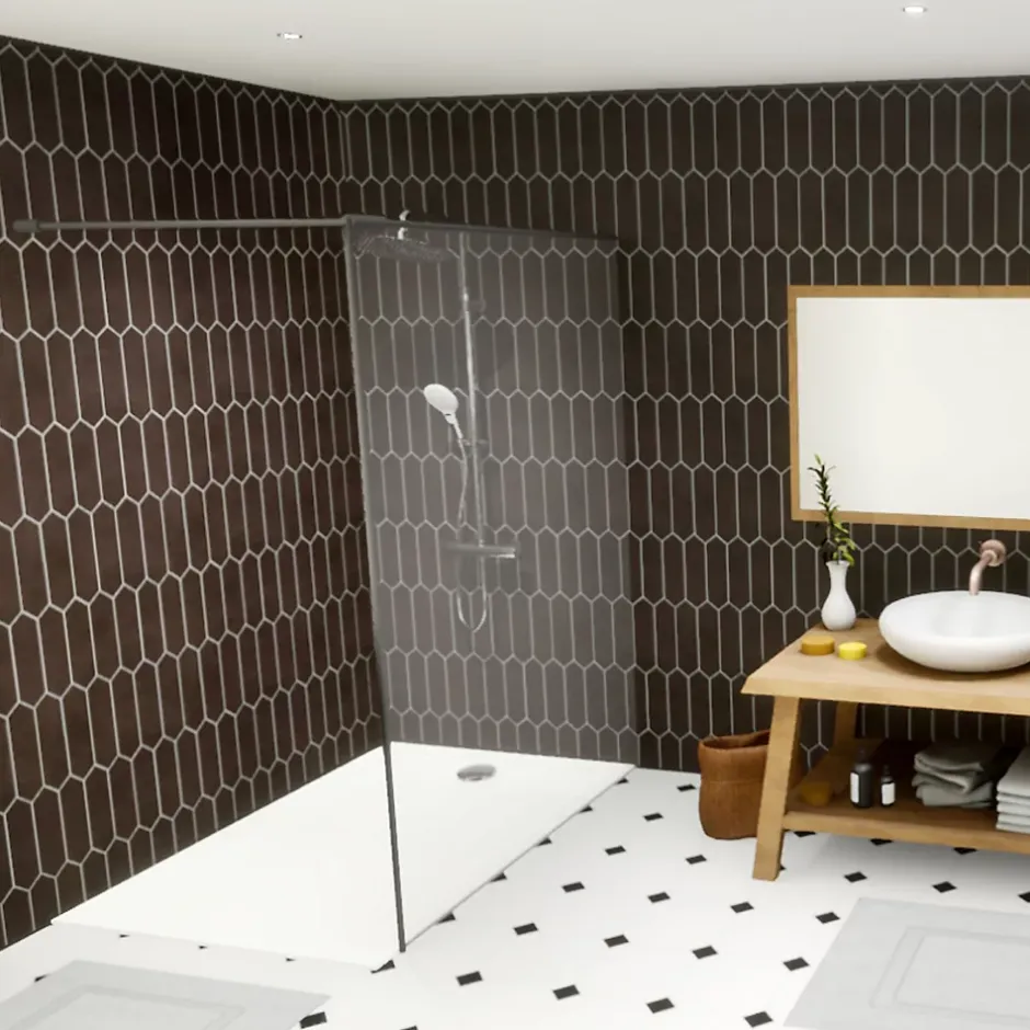 Bonde de douche ultra plate Smart Ø90mm^Valentin Discount