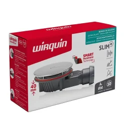 Bonde de douche SLIM + ø40 mm dôme ABS.-Wirquin