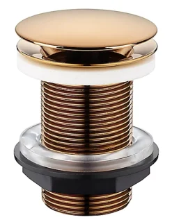 Bonde de lavabo à écoulement libre Ø 66 mm laiton rose gold^Rousseau Hot