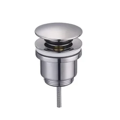 Bonde de lavabo clic-clac universelle - Laiton chromé^Rue Du Bain New