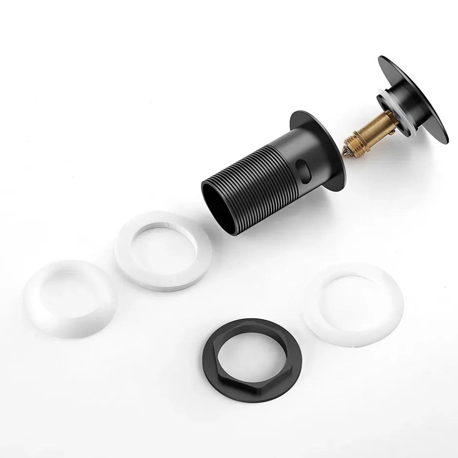 Bonde de Lavabo Pop Up en Laiton Universel AntiBlocage G 1-1/4"-Auralum Max Hot