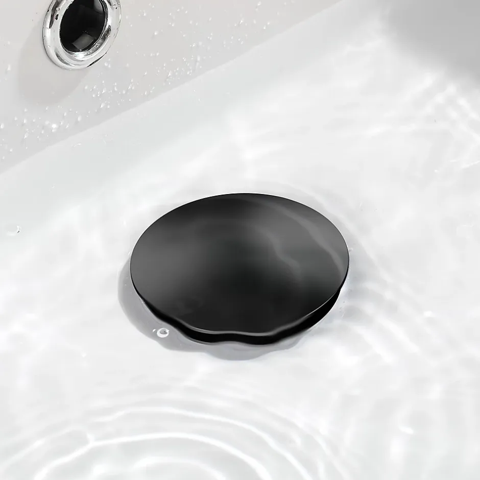 Bonde de Lavabo Pop Up en Laiton Universel AntiBlocage G 1-1/4"^Auralum Max Clearance