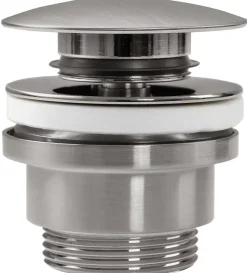 Bonde de lavabo universel Clic-Clac Brushed Nickel-Rea Discount