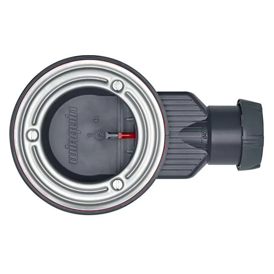 Bonde siphon diam. 90 mm extraplate Slim+ à évacuation horizontale pour receveur de douche sortie en 40 mm^Wirquin Online