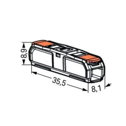 Borne à leviers S221 In Line 4mm² (à l'unité)^Wago New