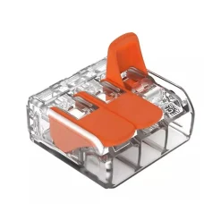 Borne de raccordement à levier 3 entrées (Pack de 20) --Silamp New