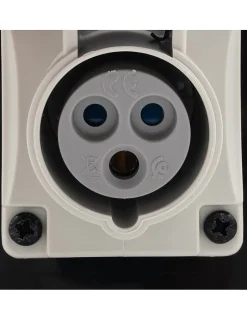 Borne De Recharge Avec Prise Europe 16a Complète Avec Protections Et Compteur-Carré Rouge Best