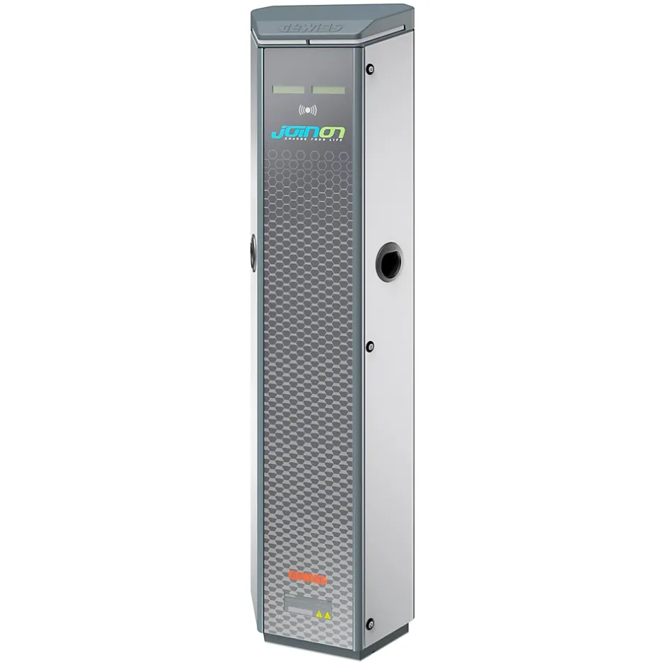 Borne de recharge colonne I-ON RFID 2 x 7.4 kW - Type 2S - Compteur MID - IP55 - - GWJ1001R-Gewiss