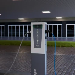 Borne de recharge double pour voiture électrique Witty Park 7.4 kW avec RFID - - XEV600^Hager