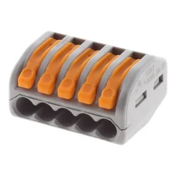 Borne rapide automatique à cliquet S222 - 5 entrées -^Wago Online