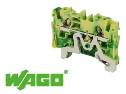 Bornes de jonction RAPIDE 4 mm VERT-JAUNE-Wago Clearance