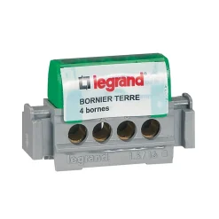 Bornier de terre vert et gris^Legrand Outlet