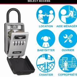 Boîte à clés MASTERLOCK avec anse - Rétroéclairé - 5424EURD-Master Lock Best