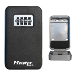 Boîte à clés, montage mural, à capot, taille moyenne, utilisation en extérieur, kit d'installation-Master Lock Best