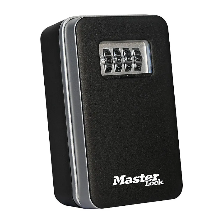 Boîte à clés, montage mural, à capot, taille moyenne, utilisation en extérieur, kit d'installation-Master Lock Best