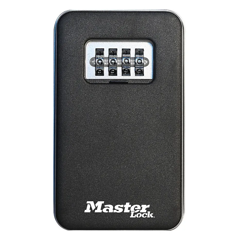 Boîte à clés, montage mural, à capot, taille moyenne, utilisation en extérieur, kit d'installation-Master Lock Best